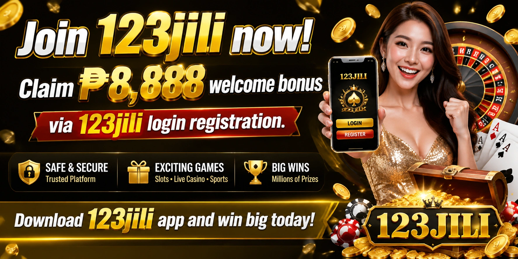 123JILI home banner repeated for layout balance