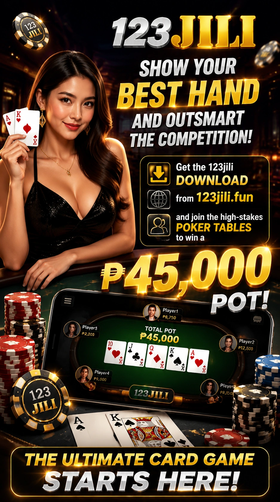 Tournament poker lobby with prize pool focus